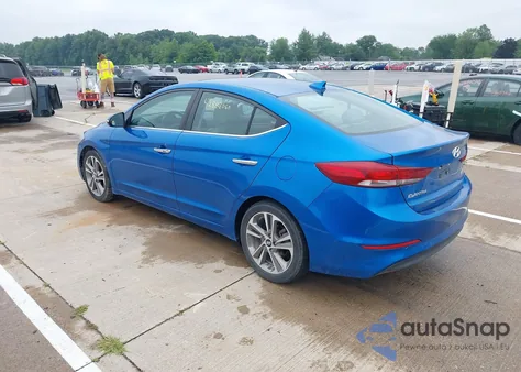 2017 Hyundai Elantra Limited из США, поврежденный, VIN 5NPD84LF0HH074387